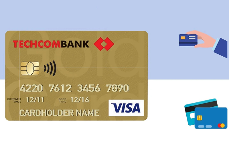 Mức phí thường niên của thẻ Techcombank Visa vàng