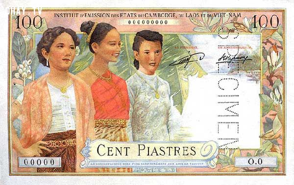 Giấy bạc Đông Dương – đây là tờ tiền giấy đầu tiên của Việt Nam