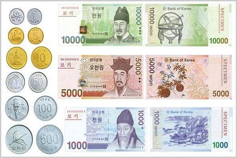 100 Won bằng bao nhiêu tiền Việt