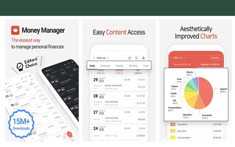 App Money manager giúp quản lý chi tiêu hiệu quả