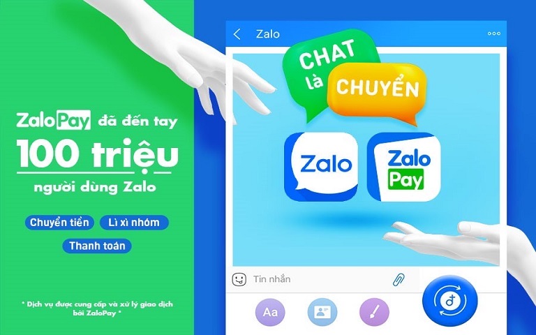 App ZaloPay trên ứng dụng Zalo